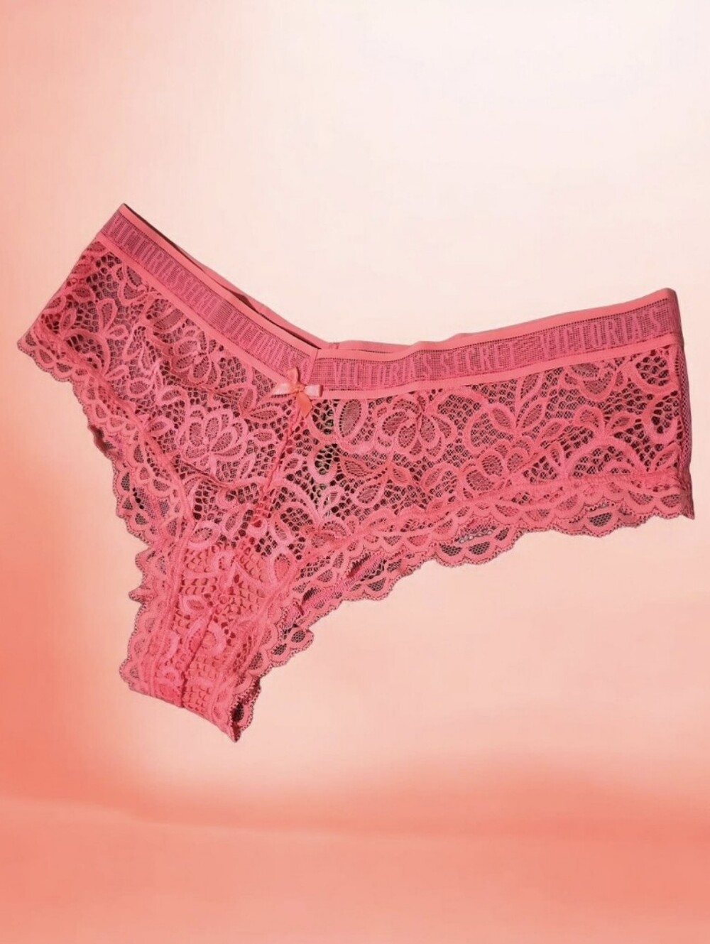 Victoria's Secret Very Sexy Cheeky Lace Panty Pink XL NWT